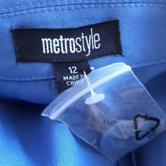 METROSTYLE BLUE BLAZER SZ.12 EUC - Picture 5 of 6